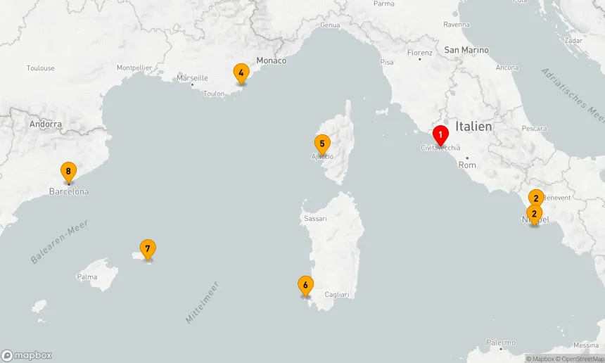 Route 7 Nächte - Mediterrane Entdeckungsreise