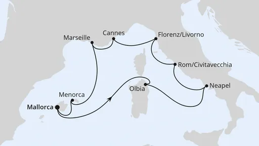 Route Mediterrane Highlights ab Mallorca
