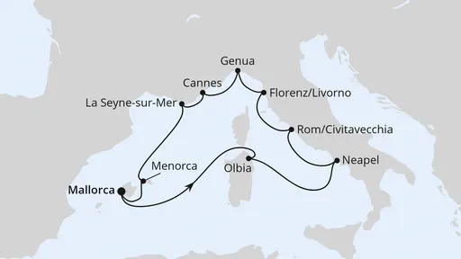 Route Mediterrane Highlights ab Mallorca