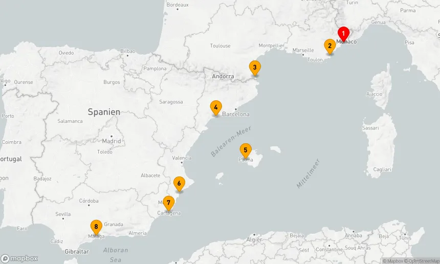 Route 7 Nächte - Mediterranes Juwel-Abenteuer