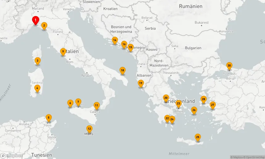 Route 29 Nächte - MEDITERRANES MEDLEY: ITALIEN, GRIECHENLAND & EPHESUS