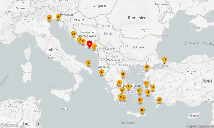 Route 29 Nächte - MEDITERRANES MEDLEY: ITALIEN, TÜRKEI, GRIECHENLAND & BALKAN