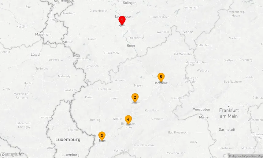 Route 5 Nächte - Mosel Erlebnis