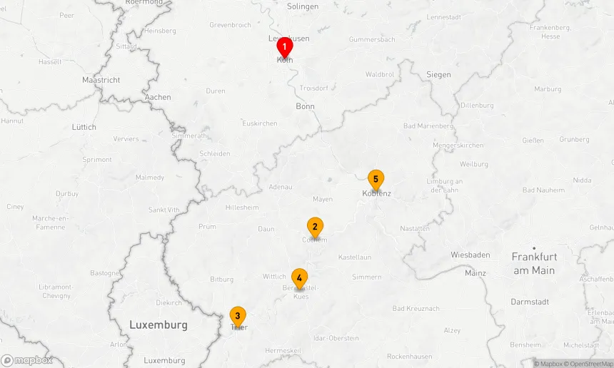 Route 5 Nächte - Mosel Erlebnis