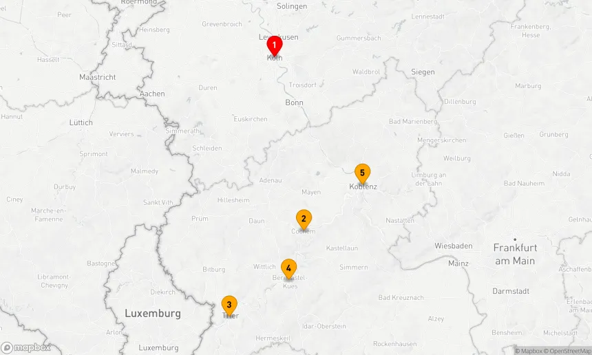 Route 5 Nächte - Mosel Erlebnis
