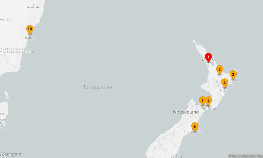 Route 10 Nächte - NEUSEELAND UNGEDECKT