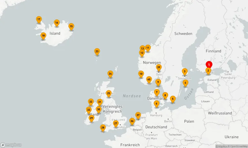 Route 41 Nächte - Nordeuropa-Explorer