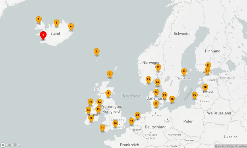 Route 38 Nächte - Nordeuropa-Explorer