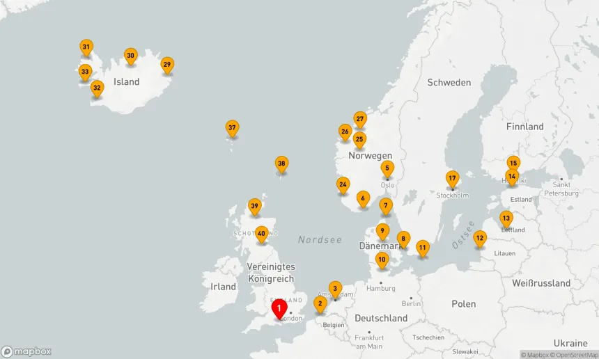 Route 41 Nächte - Nordeuropa-Explorer