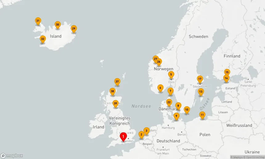Route 41 Nächte - Nordeuropa-Explorer