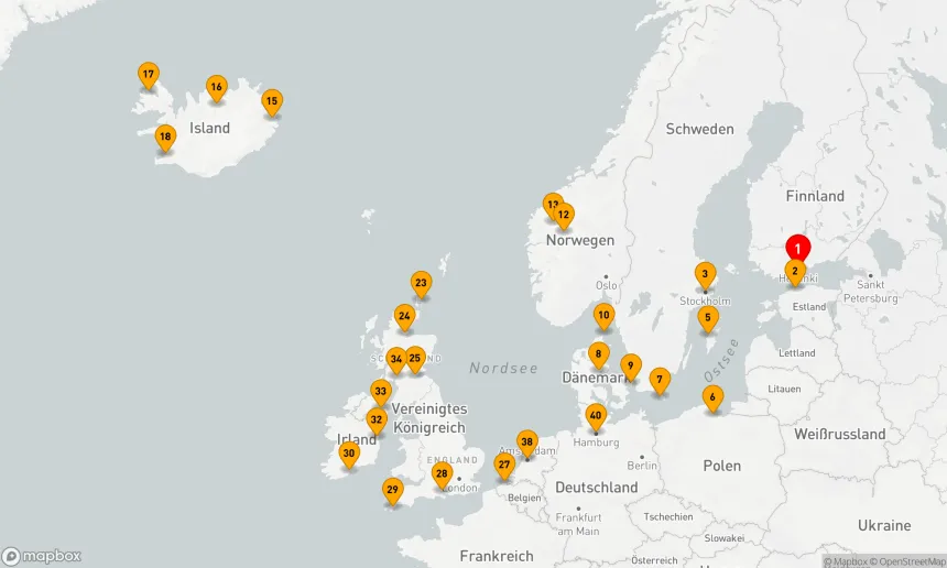 Route 42 Nächte - Nordeuropa-Explorer