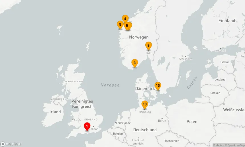 Route 14 Nächte - NORDEUROPA UND SKANDINAVIEN