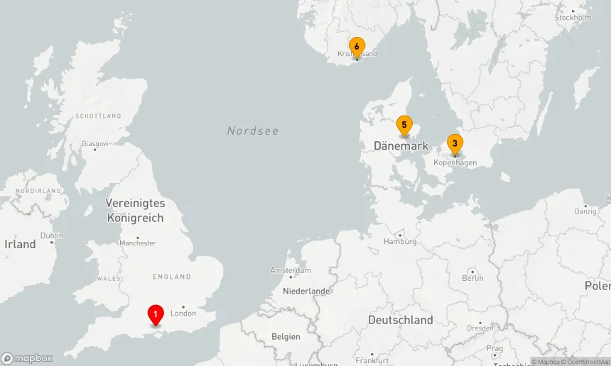 Route 7 Nächte - NORDEUROPA UND SKANDINAVIEN