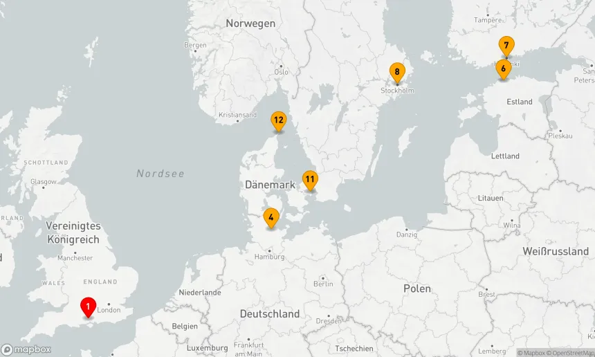 Route 14 Nächte - NORDEUROPA UND SKANDINAVIEN