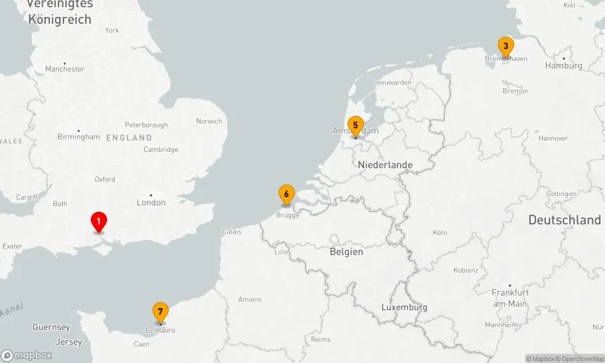 Route 7 Nächte - Städtereise durch Nordeuropa