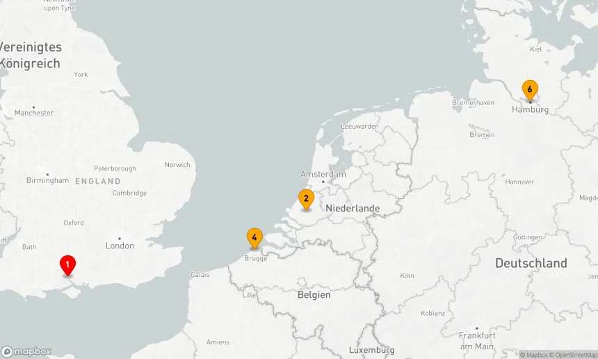 Route 7 Nächte - Städtereise durch Nordeuropa