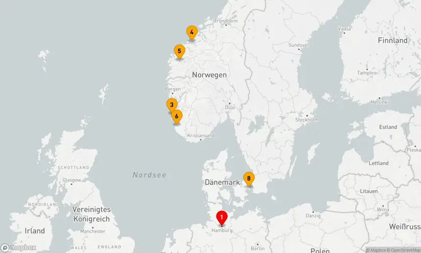 Route 7 Nächte - Nordische Erkundungsreise