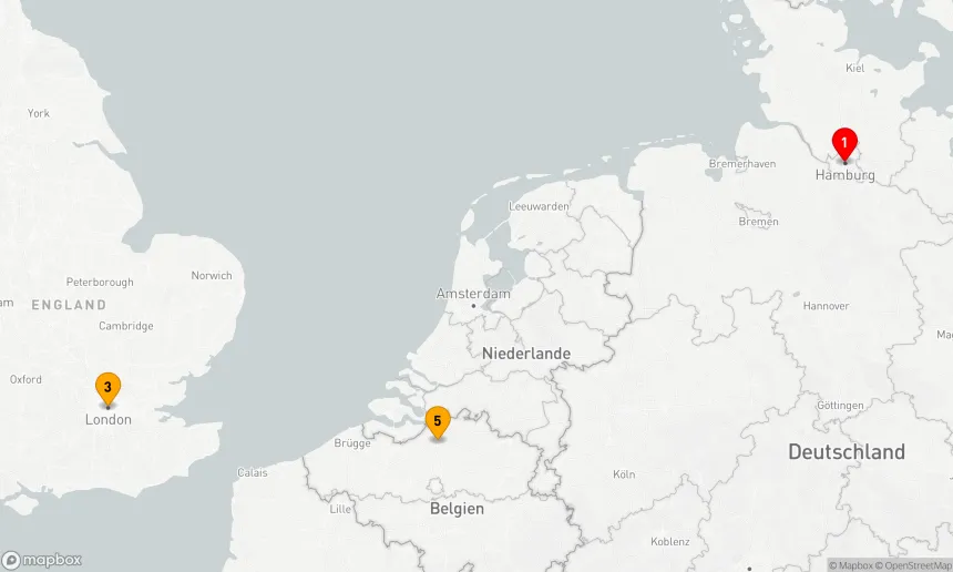 Route 6 Nächte - Nordsee-Metropolen-Entdeckungstour