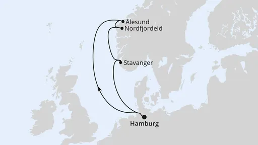Route Norwegen ab Hamburg 3