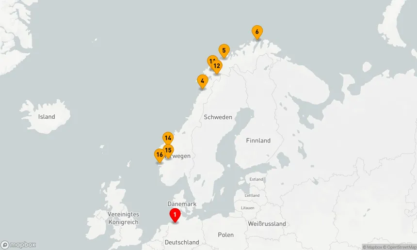 Route 17 Nächte - Norwegen & Spitzbergen (AMR184)