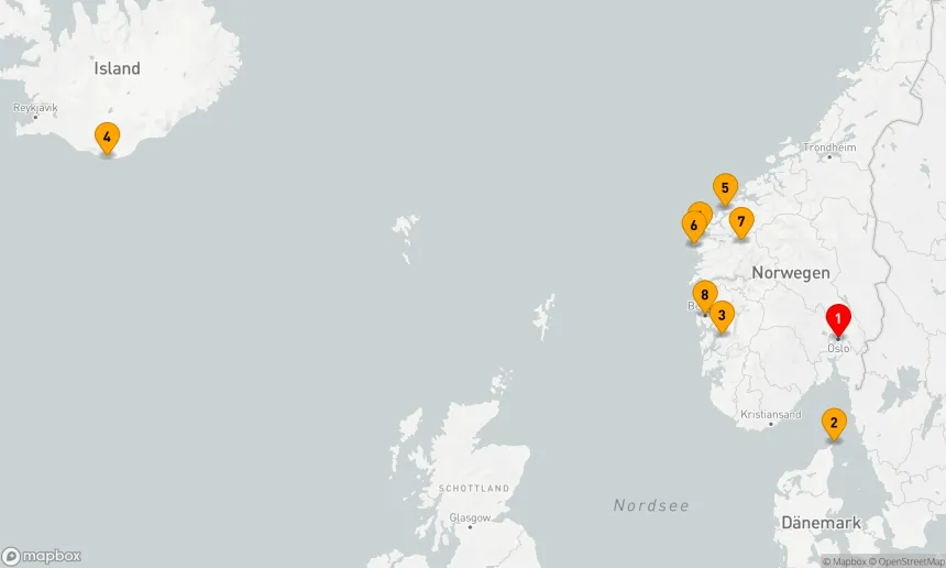 Route 7 Nächte - Norwegische Küstenträume