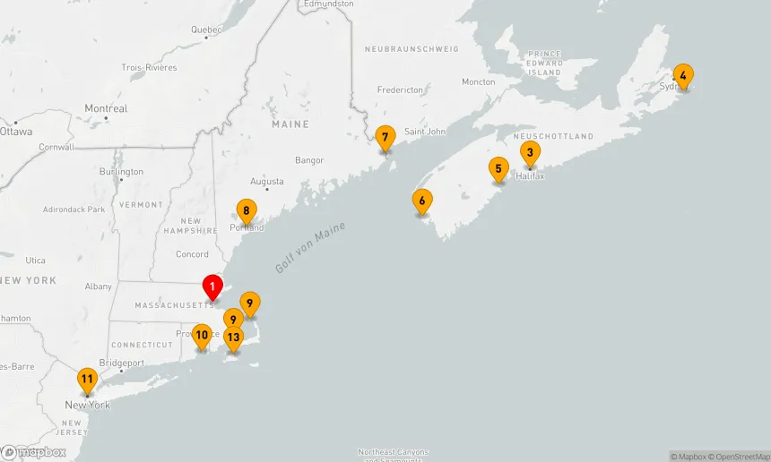 Route 13 Nächte - Nova Scotia und die Ostküste der USA