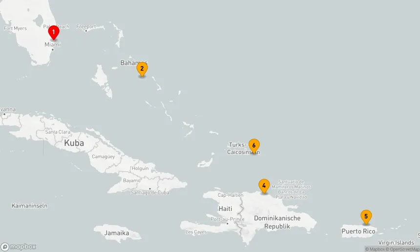 Route 7 Nächte - Östliche Karibik mit Puerto Rico & Celebration Key