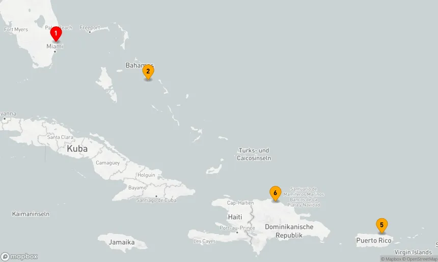 Route 7 Nächte - Östliche Karibik mit Puerto Rico & Celebration Key