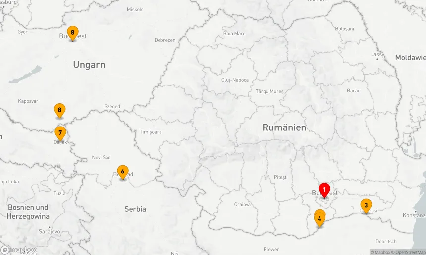 Route 8 Nächte - Osteuropa & Balkan enthüllt
