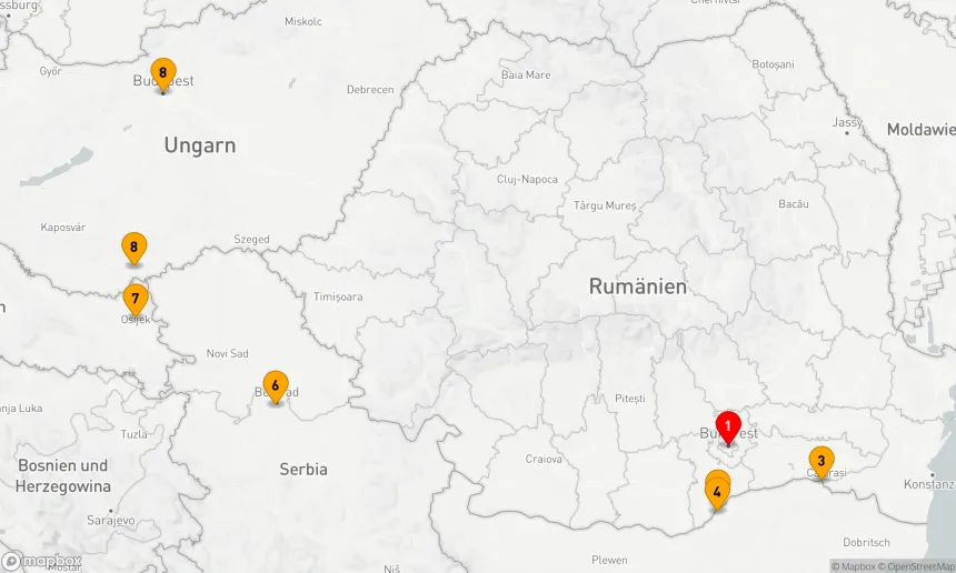 Route 8 Nächte - Osteuropa & Balkan enthüllt