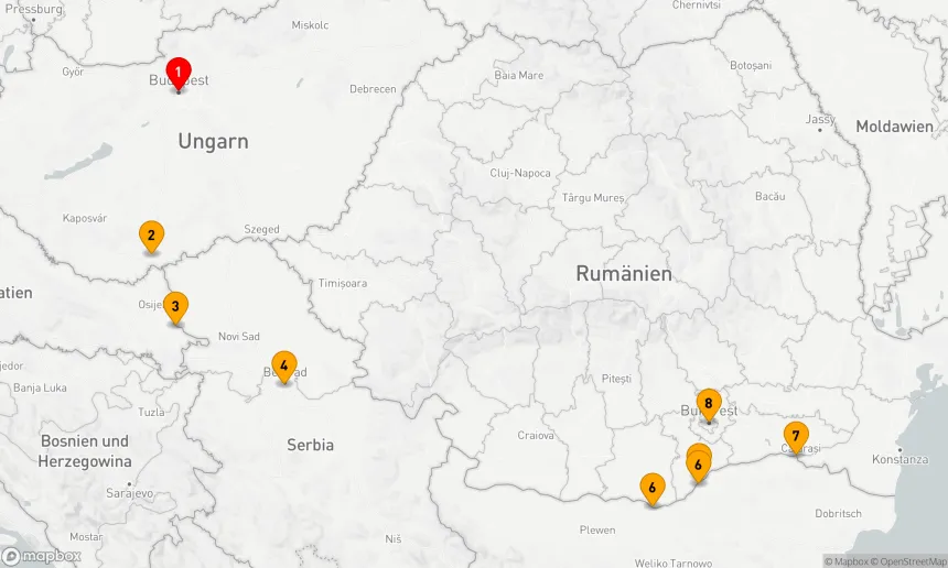 Route 8 Nächte - Osteuropa & Balkan enthüllt