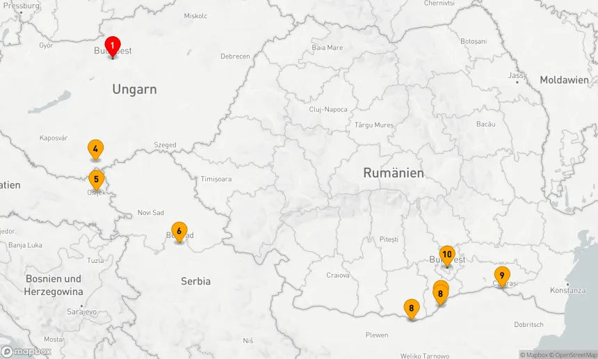 Route 10 Nächte - Osteuropa & Balkan Unverschleiert & Budapest