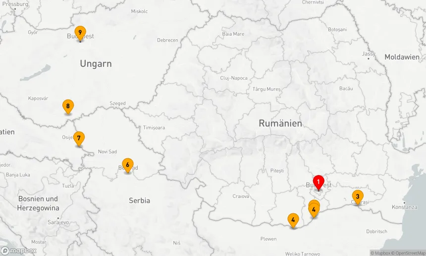 Route 10 Nächte - Osteuropa & Balkan Unverschleiert & Budapest