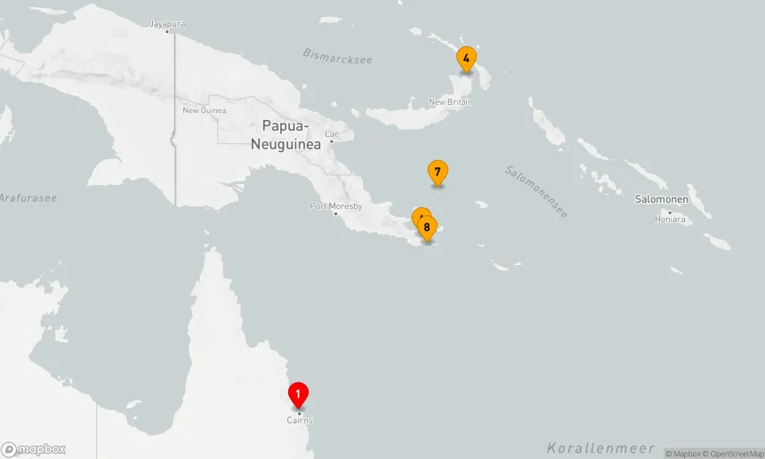 Route 9 Nächte - PAPUA-NEUGUINEA-ABENTEUER