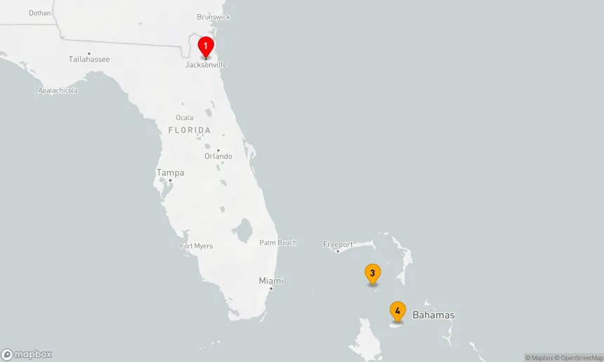 Route 5 Nächte - Paradiesische Inselträume ab Jacksonville