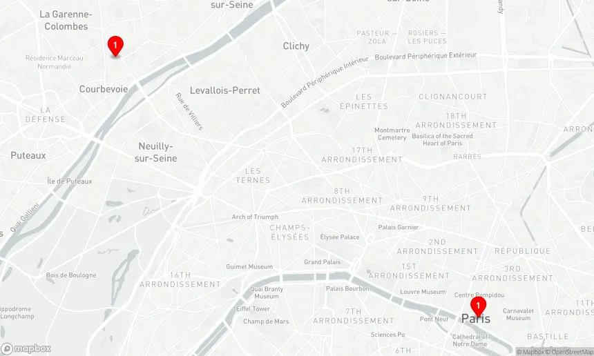 Route 3 Nächte - Pariser Flair