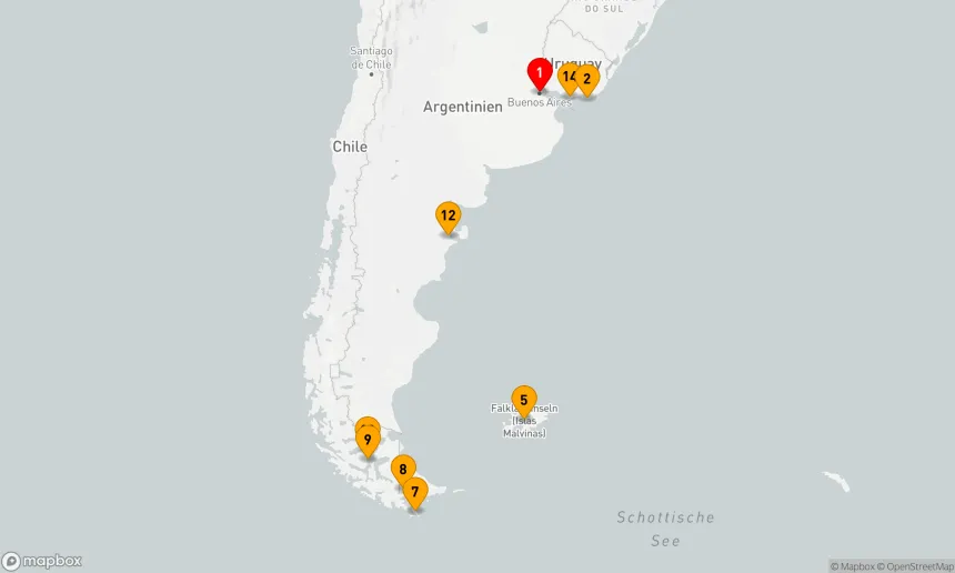 Route 14 Nächte - PATAGONIEN & ARGENTINIEN URLAUB