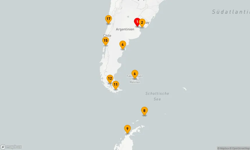 Route 16 Nächte - Patagonische Entdeckungsreise