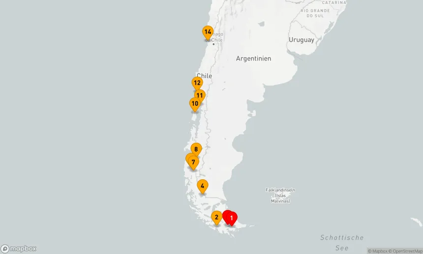 Route 13 Nächte - Patagonische Entdeckungsreise