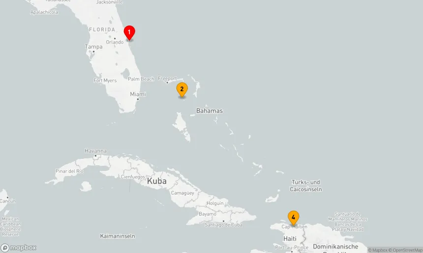 Route 5 Nächte - PERFEKTER TAG COCOCAY & KARIBIK URLAUB