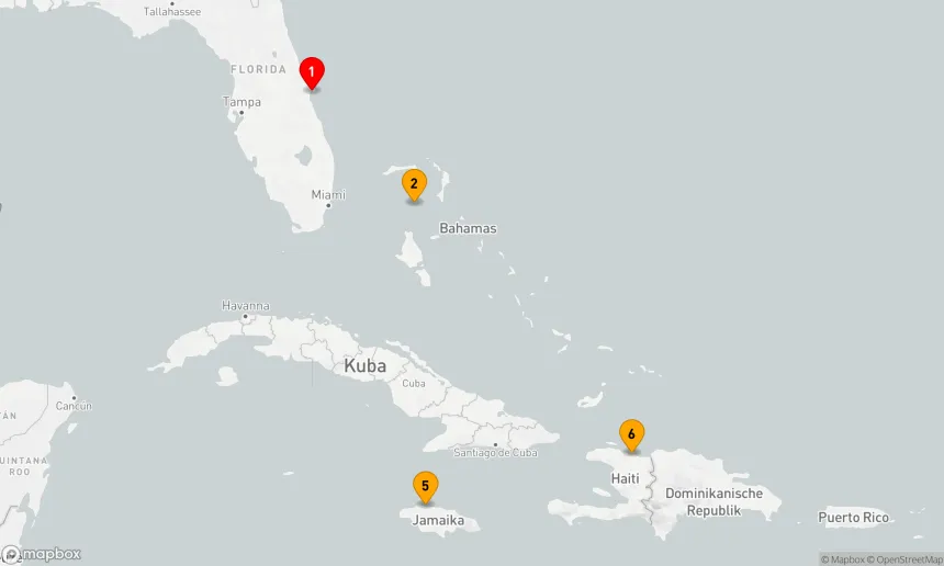 Route 7 Nächte - PERFEKTER TAG COCOCAY & KARIBIK URLAUB