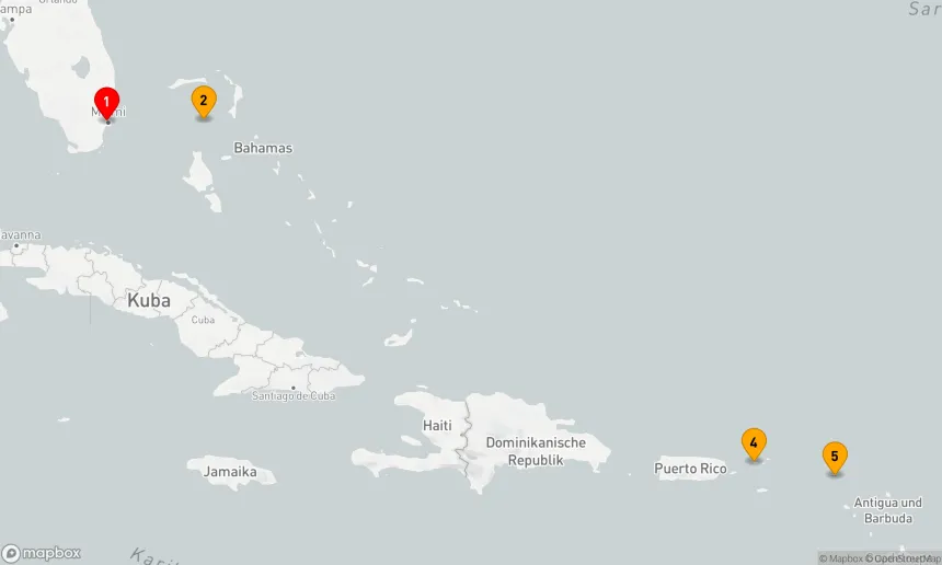 Route 7 Nächte - PERFEKTER TAG COCOCAY & OSTKARIBIK