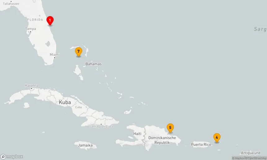 Route 7 Nächte - PERFEKTER TAG COCOCAY & OSTKARIBIK