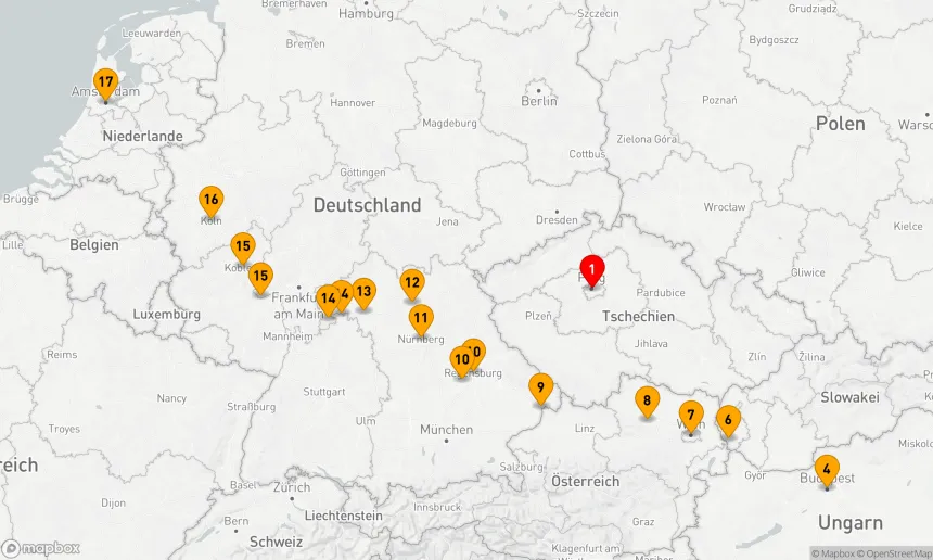 Route 17 Nächte - Prag & Weihnachtsmärkte in Europa