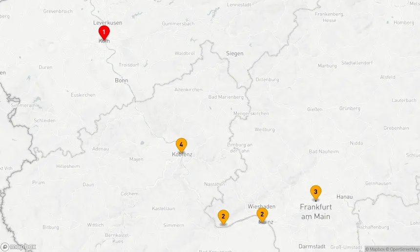 Route 4 Nächte - Rhein Adventstraum