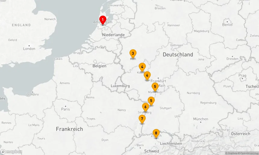 Route 7 Nächte - Rhein Highlights