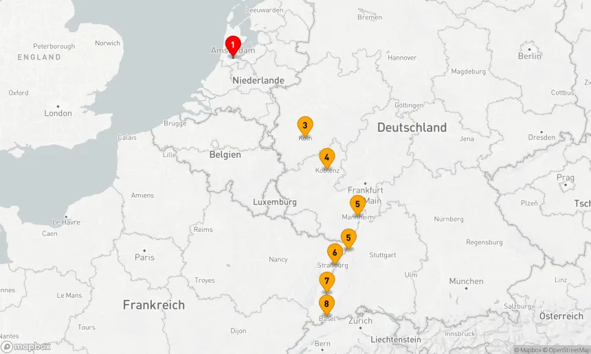 Route 7 Nächte - Rhein Highlights