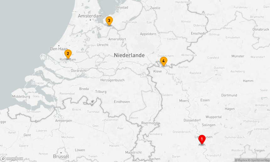 A-ROSA BRAVA Kreuzfahrt - 4 Nächte - Rhein Kurz-Kreuzfahrt Niederlande ab 08.11.26