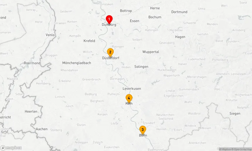 Route 4 Nächte - Rhein Lichter,  Lieder & Lebensfreude
