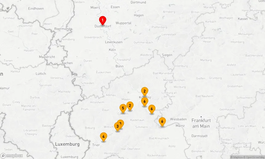 Route 6 Nächte - Rhein-Mosel-Entdeckungsreise